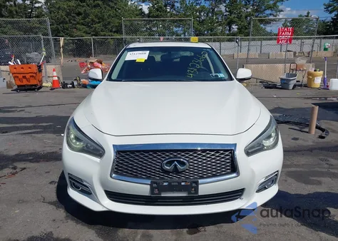 2017 Infiniti Q50 3.0T Red Sport 400/3.0T Signature Edition from USA, damaged, VIN JN1FV7AR2HM870101